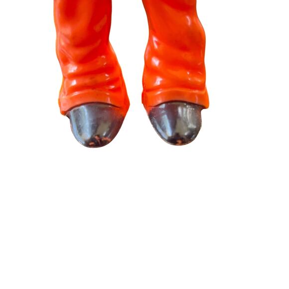 Vintage Halloween Rosen Rosbro candy container jumpin jacks scarecrow 5” - Picture 6 of 6